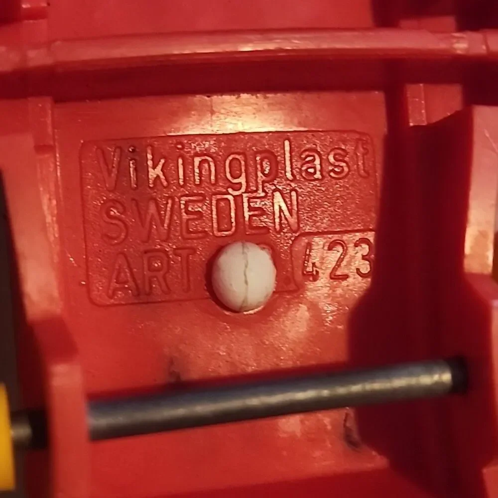 Aral Tanker Toy Truck Vintage Viking Plastic made in Sweden.